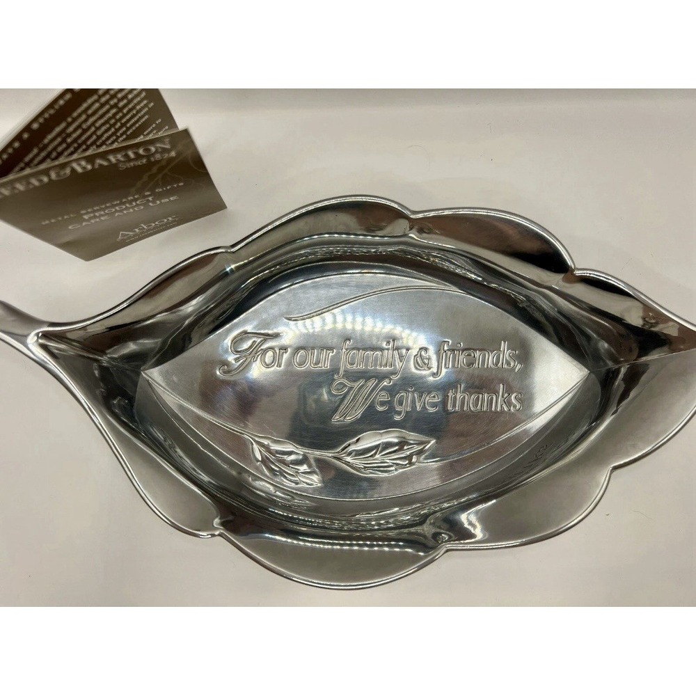 Reed And Barton Bread Serving Plate NIB Thanksgiving‎ Christmas Holidays